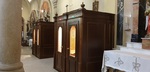 Confesionarios Parroquia San Miguel Arcángel en Fuencarral (Madrid)